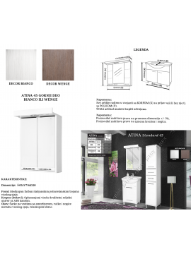 Atina 45 ormarić GORNJI DEO